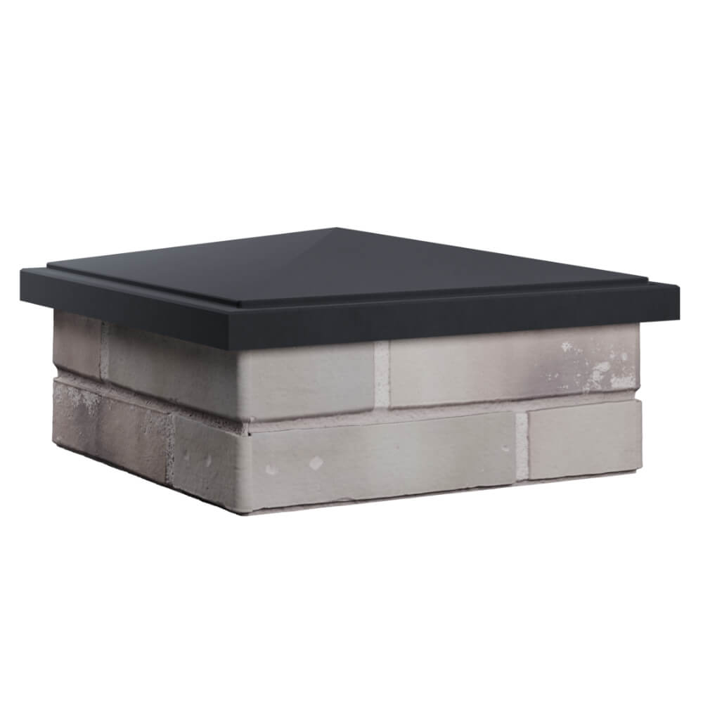 Колпак Zking БонаМоно Серый на столб 1.5х1.5 кирпича (385х385, 400х400мм) в Слободском фото