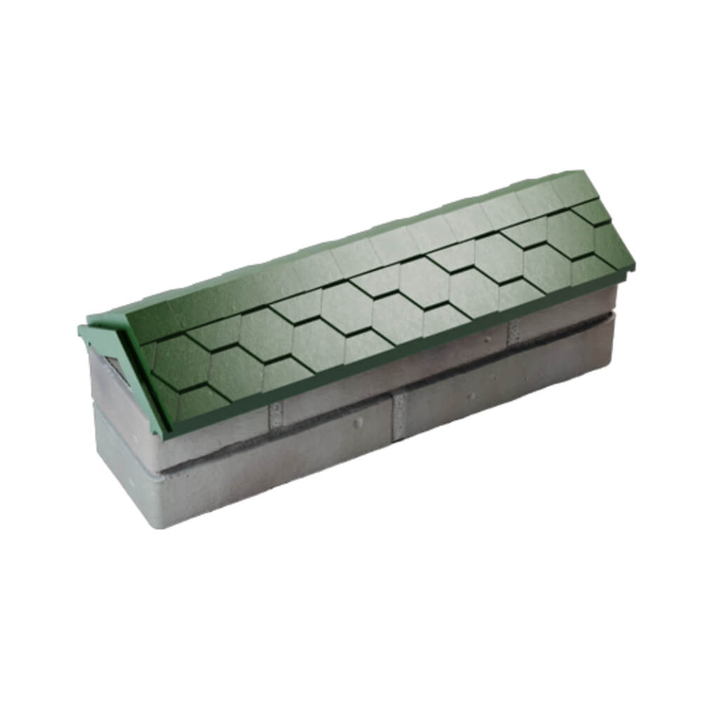 Парапет Zking Эверест Зеленый с посадкой на 0.5 кирпича (130мм) в Слободском фото