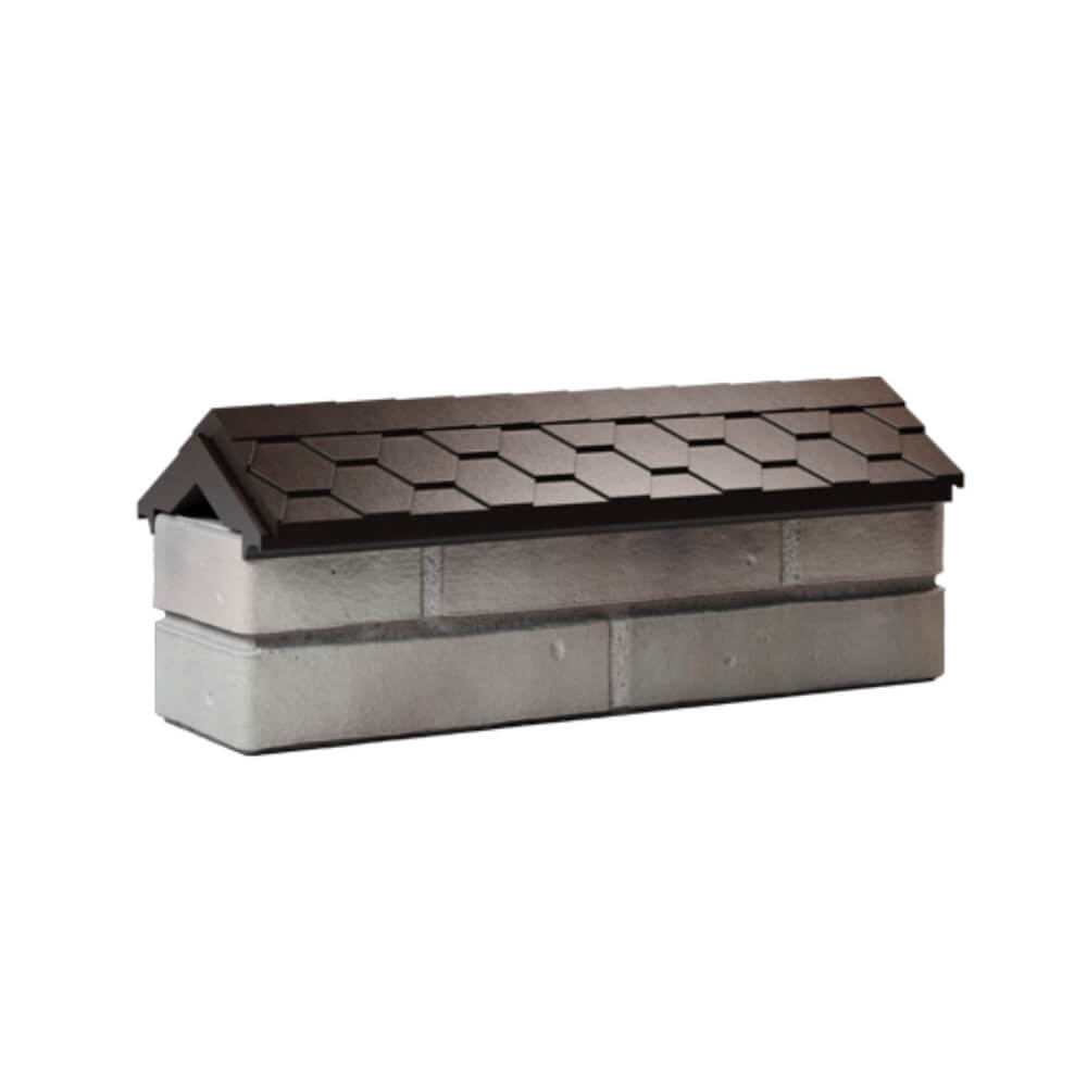 Парапет Zking Эверест Коричневый с посадкой на 0.5 кирпича (130мм) Слободской фото