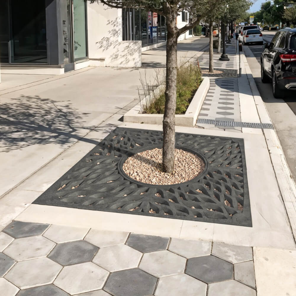 Приствольная решетка для дерева ZKING CRUST 2х2м Черная в Слободском фото