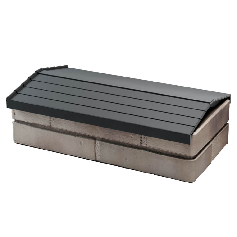 Парапет Zking Бона ХайТек Серый с посадкой на 1 кирпич (200/225/255мм) в Слободском фото