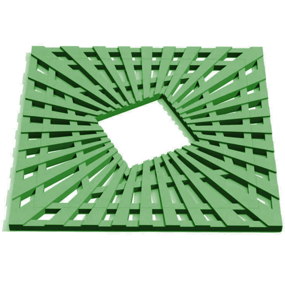 Приствольная решетка для дерева ZKING ATMOSPHERE 1.2х1.2м Зеленая Слободской фото