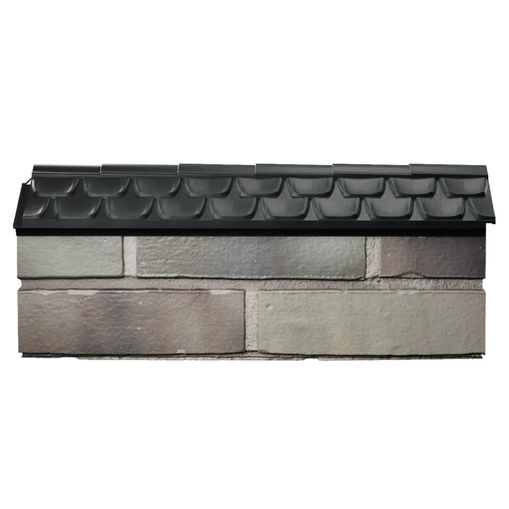 Парапет Zking Эльбрус Черный с посадкой на 0.5 кирпича (130мм) в Слободском фото